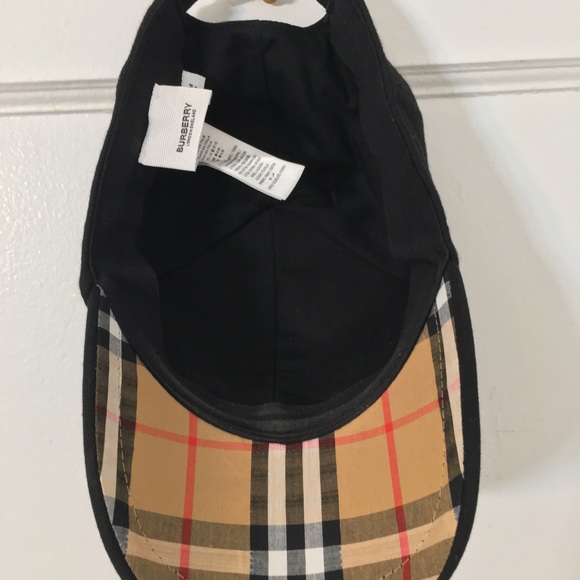 Burberry monogram-embroidered cap Size Is Medium. 100% Authentic - Picture 4 of 11